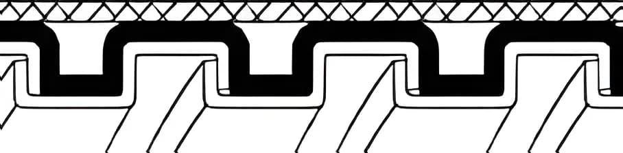 PVC Kılıflı Çelik Örgülü Spiral Boru: Teknik çizim
