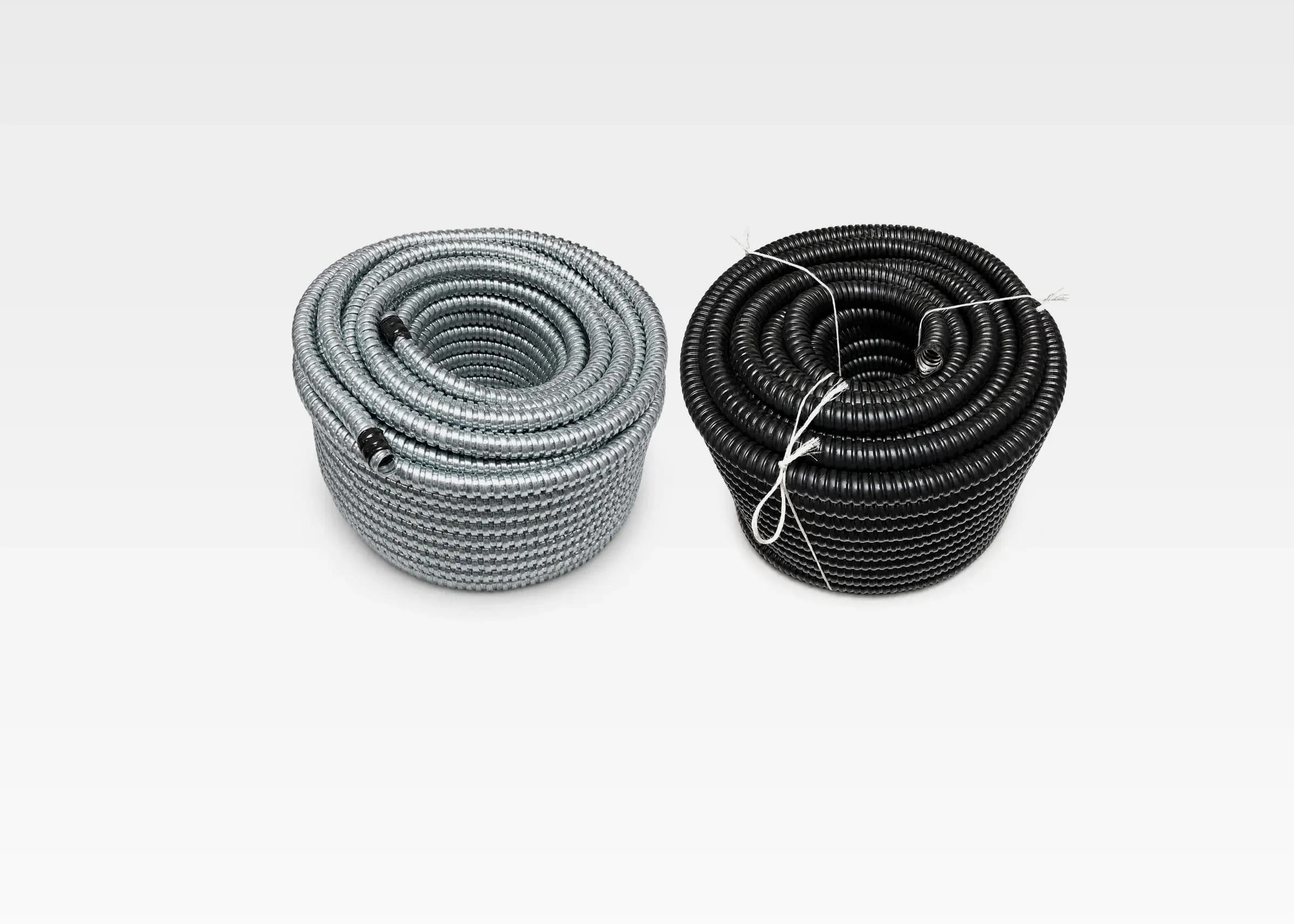 Galvaniz ve PVC izoleli çelik spiral boru kangalları